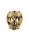 Decorative Vase Gold 21x21x25cm