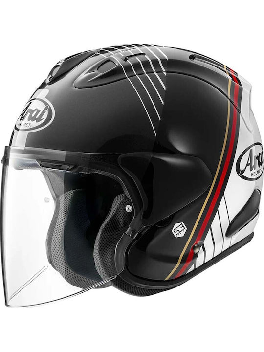 Arai SZ-R Evo Temu White Motorcycle Helmet Jet ECE 22.06