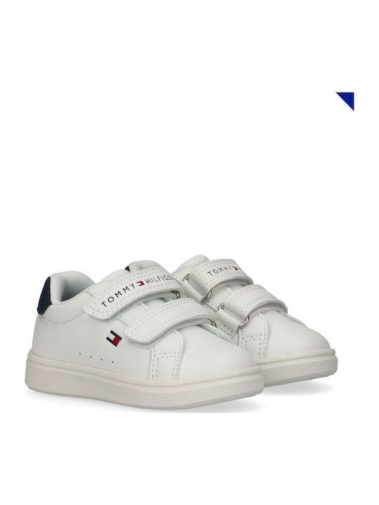 Παιδικά Sneakers με Σκρατς Λευκά