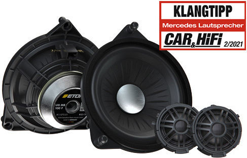 Eton Car Speaker Set MB100F 4" with 50W RMS (2 Way)