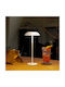 Phos Metal Table Lamp LED with Orange Shade and Base