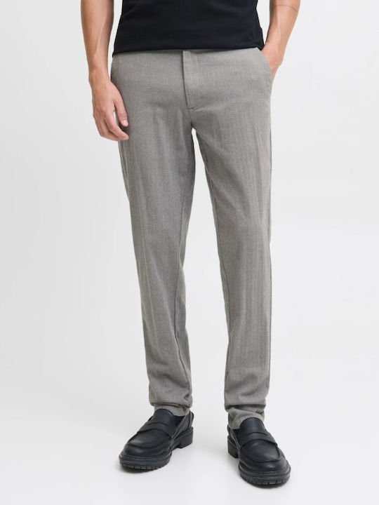 Jack & Jones Мъжки Панталон Чино Тясна Кройка Сив