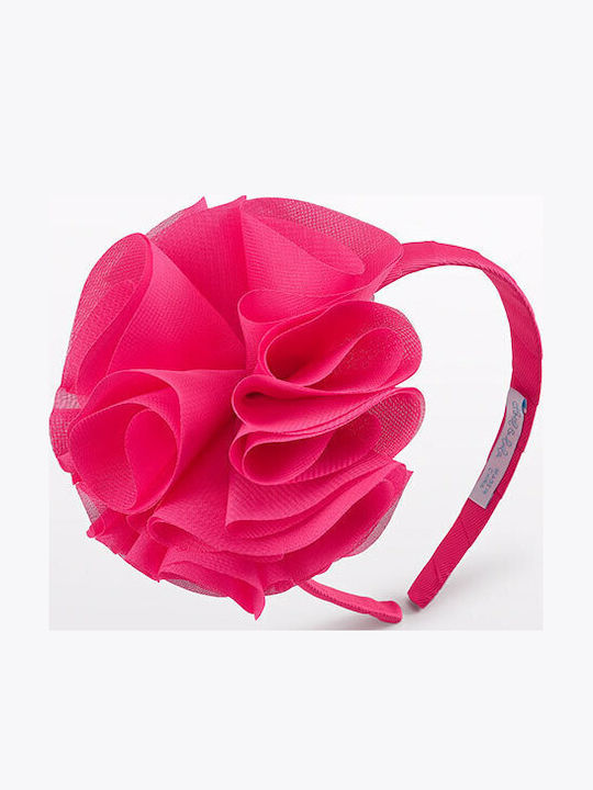 Abel & Lula Fuchsia Kids Headband with Flower