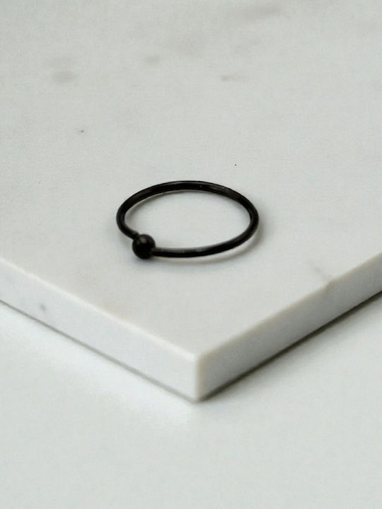 Piercing Cercel pentru Nas din Oțel Negru