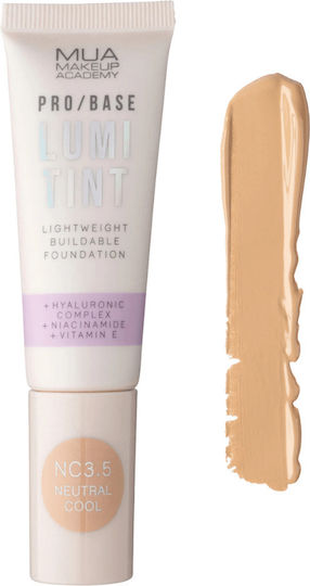 MUA Pro Base Liquid Foundation Nc3.5