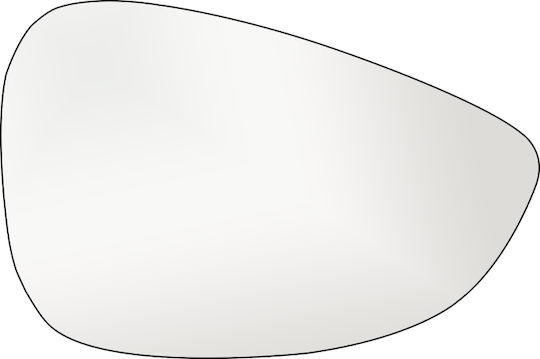 Cristal Oglindă Dreapta Compatibil Ford B-Max Fiesta Mk6