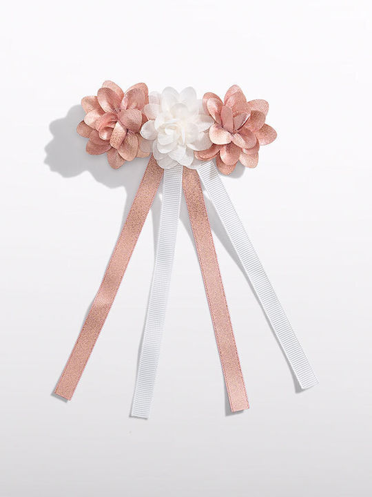 Abel & Lula Kids Bobby Pin Flower in Pink Color