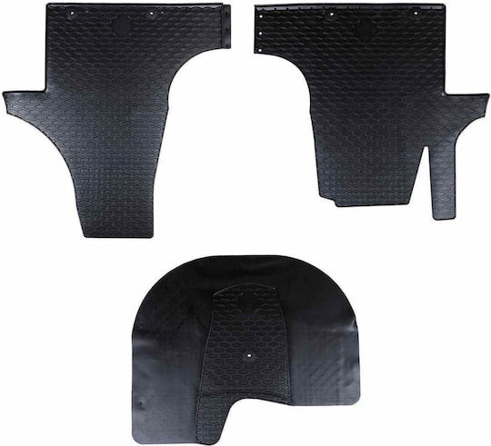 Vidaxl Πατάκι Αυτοκινήτου 3 Pcs Μαύρο Vw T5 T6 Multivan Tpe
