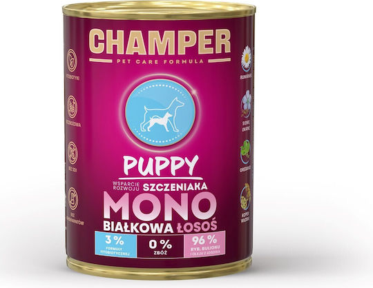 Dog Food Υγρή Τροφή για Κουτάβια με Σολομό χωρίς Σιτηρά 400gr