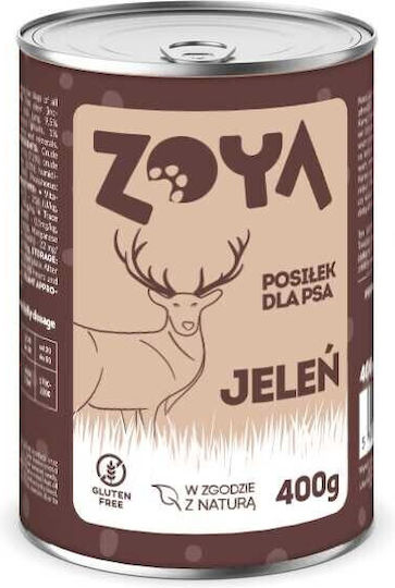 Zoya Goes Pretty Wet Food Dogs in Cans with Deer Grain-Free 400gr