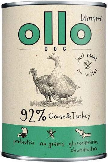 Ollo Wet Food Dogs with Turkey Grain-Free 850gr