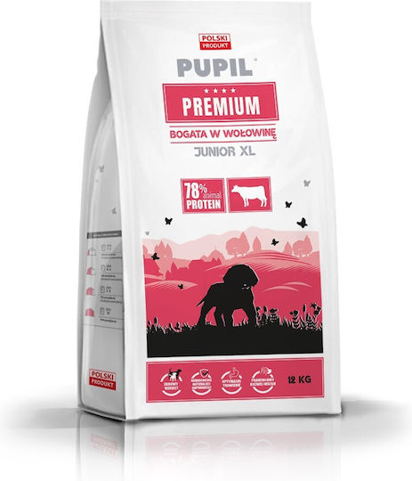 PUPIL PREMIUM 12kg Hrană Uscată pentru Căţei de Rase Mari cu Carne de vită