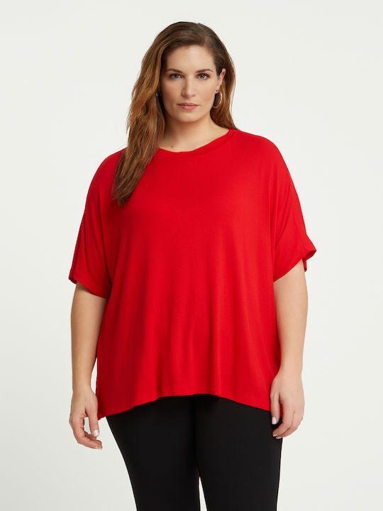 Mat Fashion Bluza Damă Tricou Roșu 0039.1562.NE...