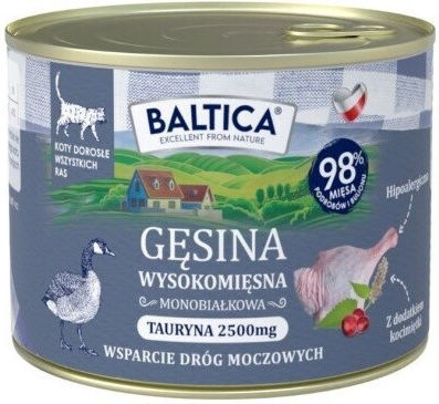 Baltica Υγρή Τροφή για Ενήλικες Γάτες χωρίς Σιτηρά 185gr