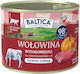 Baltica Wet Food for Cats in Cans with Beef and Liver Grain-Free 185gr