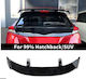 Car Rear Spoiler Roof Black Glossy Plastic Universal