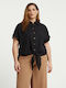 Women's Short Sleeve Shirt Black