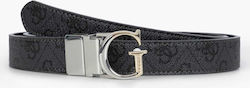Guess Leather Women's Belt Gray