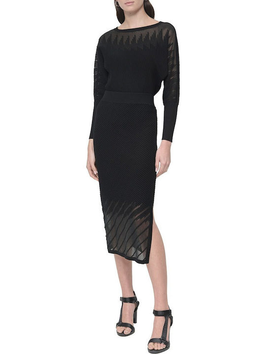 DKNY Fustă Neagră