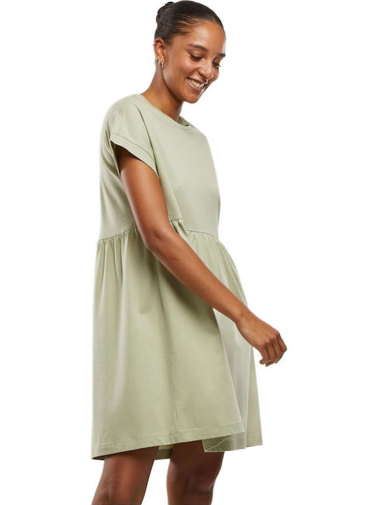Urban Classics Damen Sommer Mini T-Shirt Kleid ...