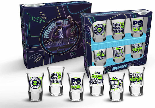 House Of Mugs Sportschützen Glas 35ml 6 Stück