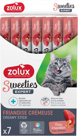 Zolux Sweeties Лакомства За Котки С Риба Тон И Скариди 7x14g