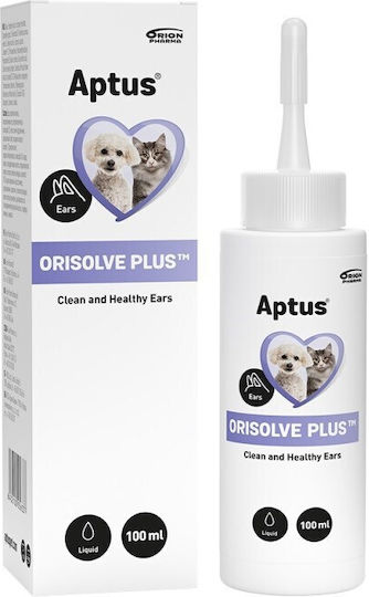 Aptus Orisolve Plus Ear Cleaning Solution Dogs Cats – 100 Ml