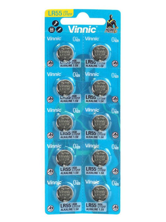Vinnic Alkaline Baterie pentru ceasuri LR55 1.5V 1buc