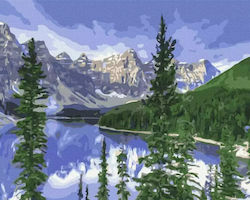 Painting By Numbers Mountain Landscape Painting By Numbers Mountain Landscape