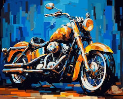 Painting By Numbers 40x50 Motorcycle