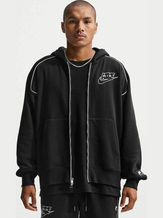 Sweatshirt with Hood Black