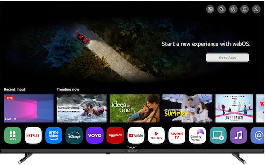 Tesla Смарт Телевизор 55" 4K UHD Direct LED 55E655BUW HDR (2025)