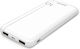 Philips DLP1810CW/GRS Power Bank 10000mAh 37W με 2 Θύρες USB-A και Θύρα USB-C Λευκό