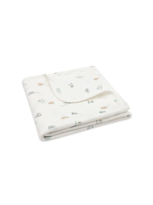 Jollein Blanket Nursery Swaddling Blankets Cotton Ecru 75x100cm