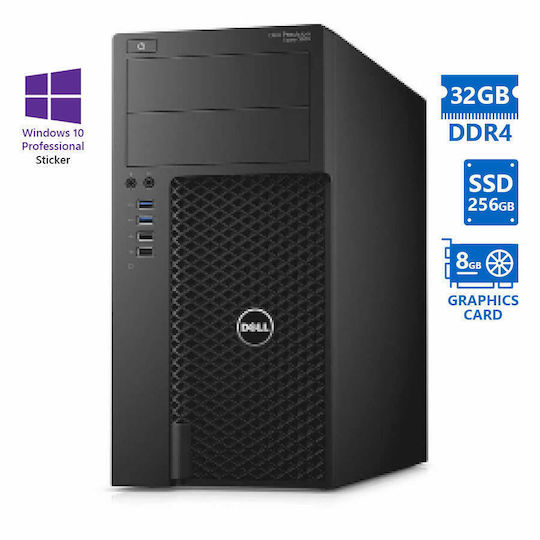 Dell Precision 3620 Tower Refurbished Grade A (Xeon-E3-1245V5/32GB/256GB SSD/Quadro M4000/No OS)