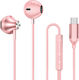 Bolaris Semi In-ear Earphones Usb-c Remote Control Model Jupiter Pink