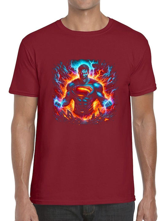 T-shirt Superman Unleashed Power Bedruckte Blus...