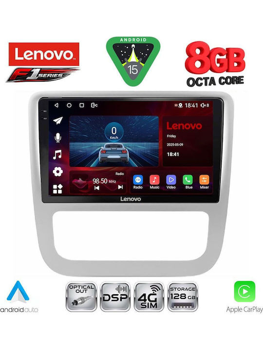 Lenovo Car Audio System for Volkswagen Eos / Scirocco 2006 with Clima (Bluetooth/USB/WiFi/GPS/Apple-Carplay/Android-Auto) with Touch Screen 9"