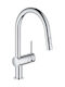 Grohe Küchenarmatur Zähler mit Abnehmbare Dusche in Silber