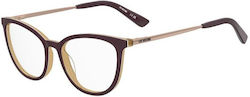 Love Moschino Brillengestelle mit Rezept Lila S...