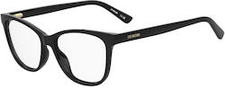 Love Moschino Brillengestelle mit Rezept Schwarz