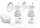 Nuvita Electric Double Breast Pump Materno Smart Doppio Battery and Electric White 150ml NU-ALTL0053