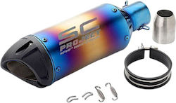 Motorcycle Exhaust End Pipe Sc-project 35cm R-mg0601-b2 320001
