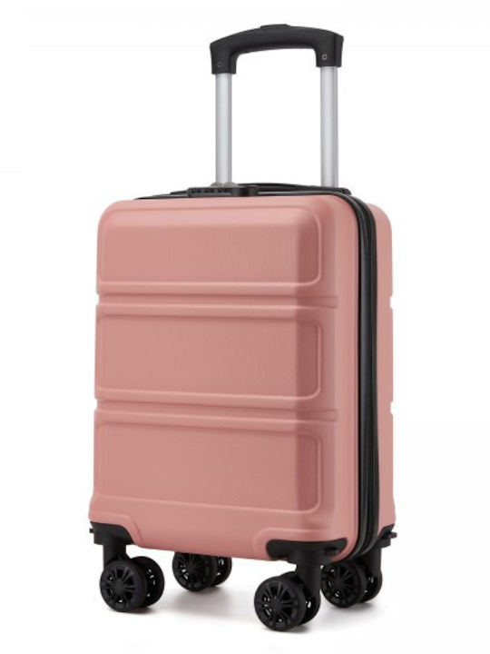Miss Lulu Cabin Hard Travel Suitcase Nude with 4 Wheels Height 45cm