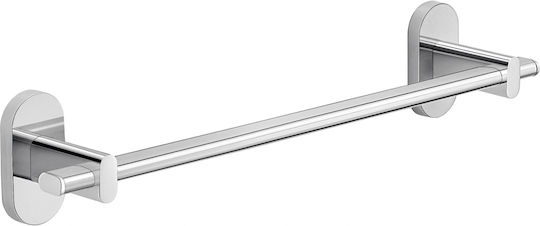 Gedy Single Wall-Mounted Bathroom Rail Inox Silver