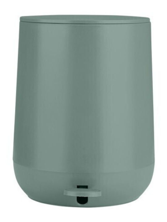 Estia Fjord Plastic Bathroom Basket Soft Close 5lt Green