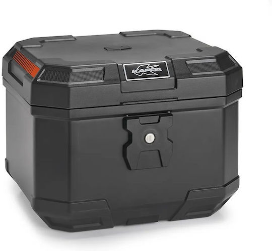 Kappa Moto Μπαγκαζιέρα Μοτοσυκλέτας Monolock 37lt Μαύρη