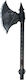 Carnival Axe Bronze made of Plastic 1pcs