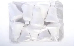 Styrofoam Christmas Tree Decorations Bells 10 Pieces