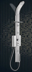 Piccadilly Hydro Massage Column Silver